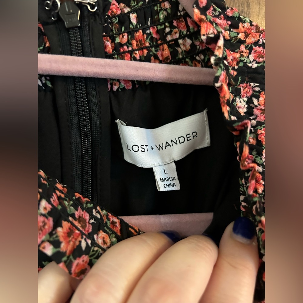 Lost+Wander Floral Ruffled Dress - Picture 2 of 5